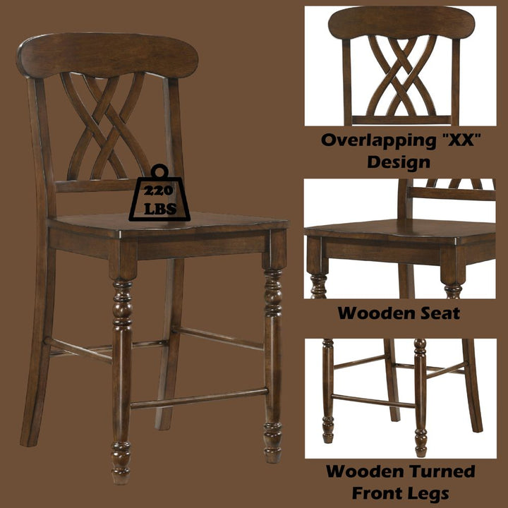 Dylan Counter Height Chair (Set-2) – features callout