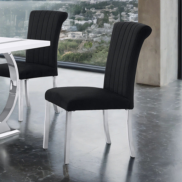 Holstebro Side Chair, Silver/Black - view 2
