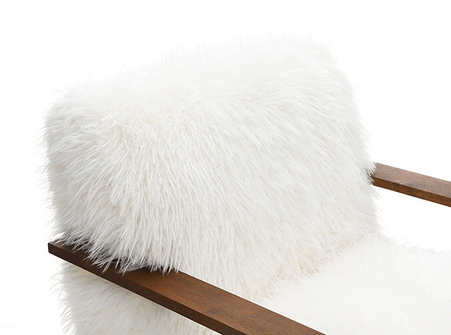Elardo Accent Chair, White