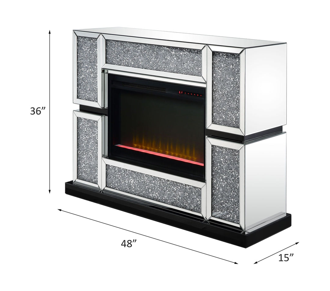 Noralie Fireplace – line drawing