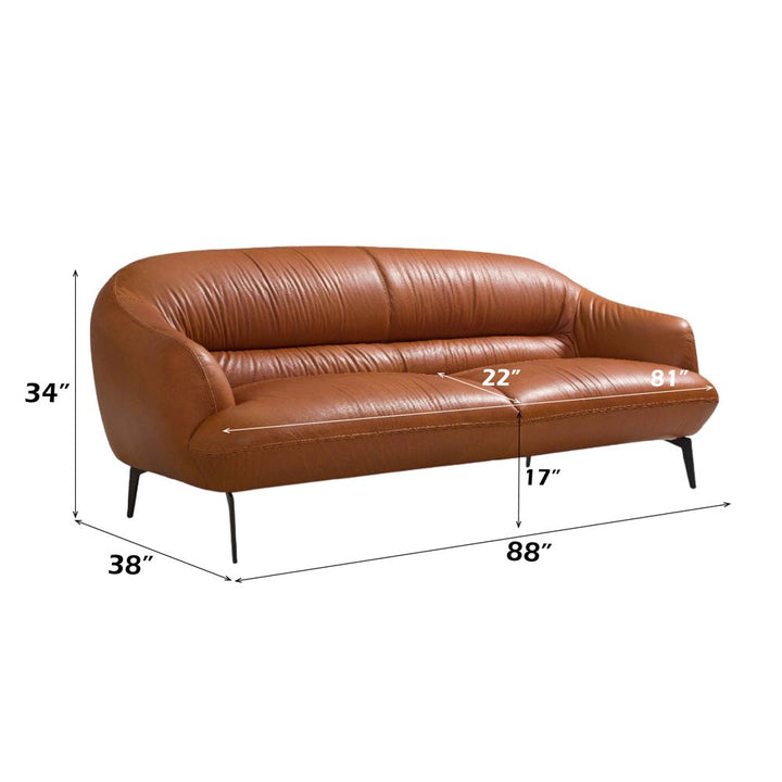 Leonia Sofa – dimensions diagram