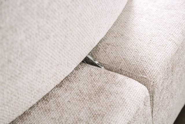 Stavanger Curved 3-Seater, Light Brown - view 3