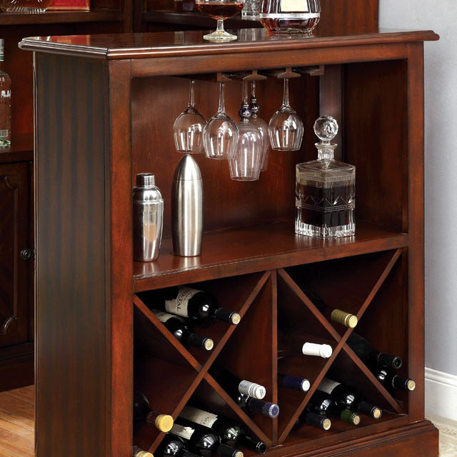 Voltaire Standing Bar Table, Dark Cherry
