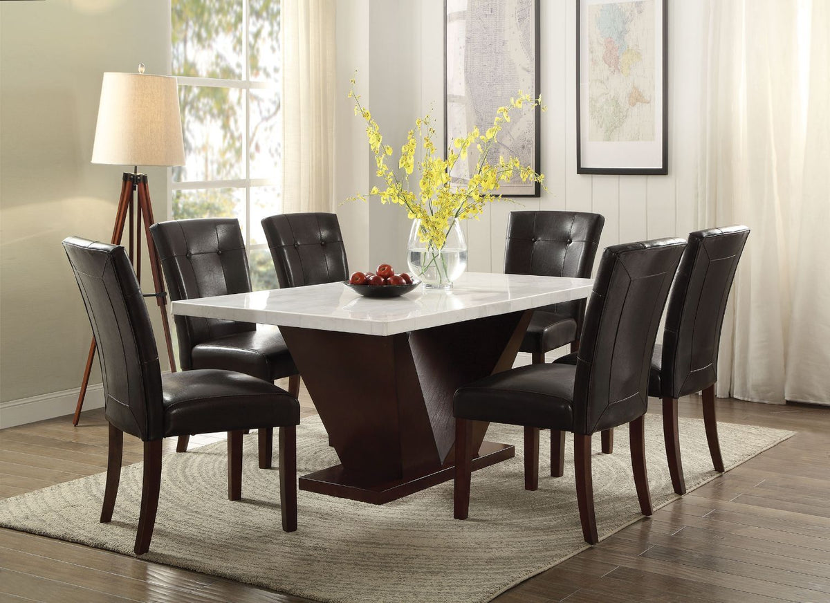 Forbes Dining Table with Marble Top