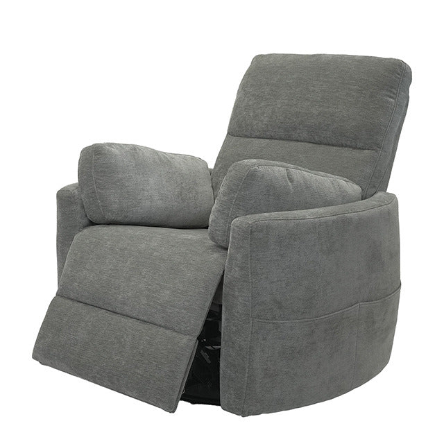 Rogers Power Recliner, Light Gray - view 5