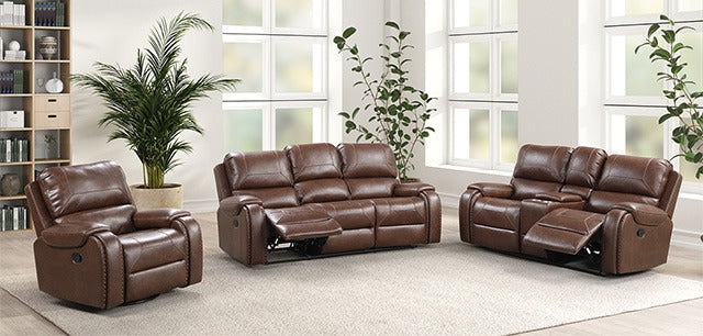 Tepic Loveseat, Brown - view 2