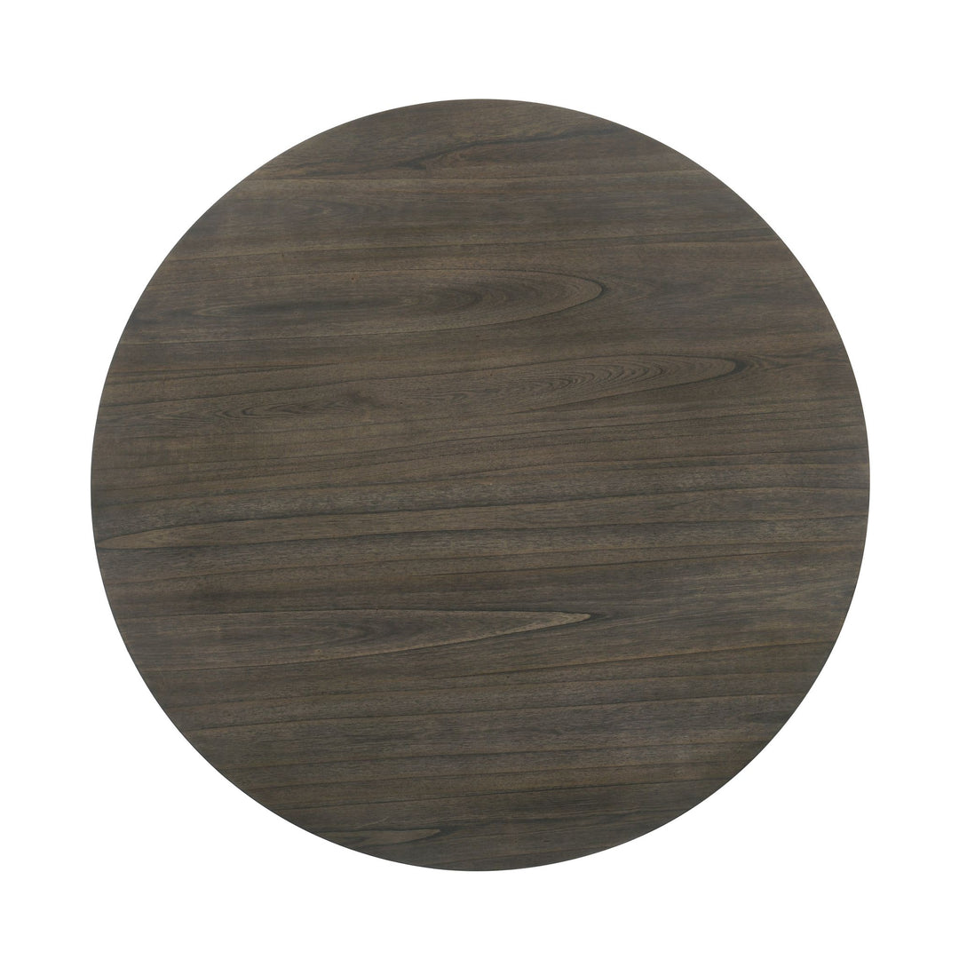 Maisie Round Table-White/brown