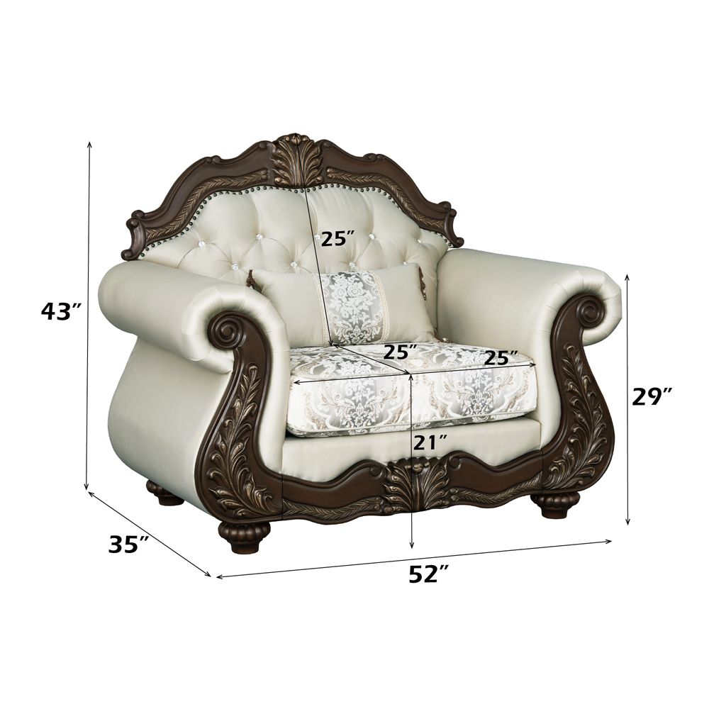 Pierce Chair w/Pillow – dimensions diagram