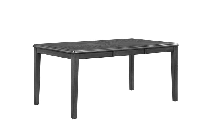 Gia 5 Pc 60" Dining Table &amp; 4 Chairs-Gray