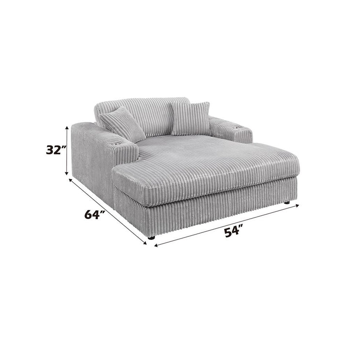 Hilde Chaise w/2 Pillows – view 7
