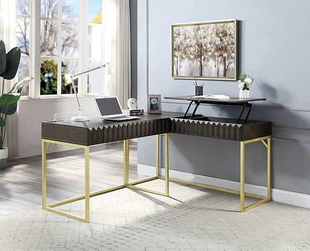 Freiburg Corner Desk, Walnut - view 2