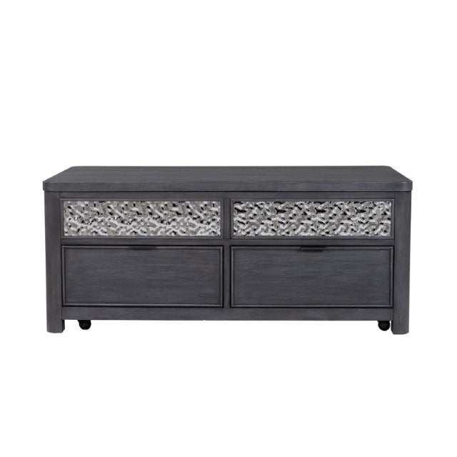 Sterling West Lift-Up Cocktail Table w/Casters - view 3