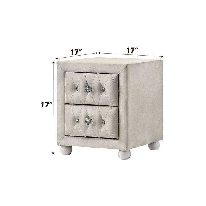 Reggie Nightstand – dimensions diagram