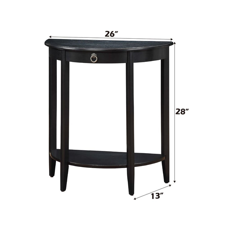 Justino II Console Table – dimensions diagram