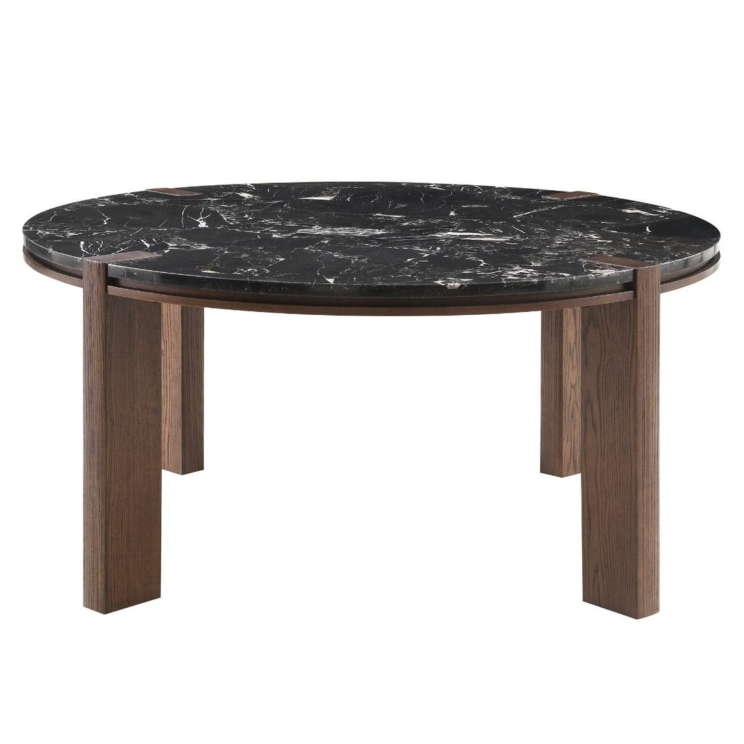 Estella Round Dining Table w/Marble Top – view 4