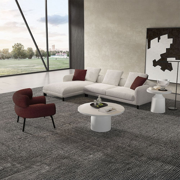 Mardi Sectional Sofa with 6 Pillows
