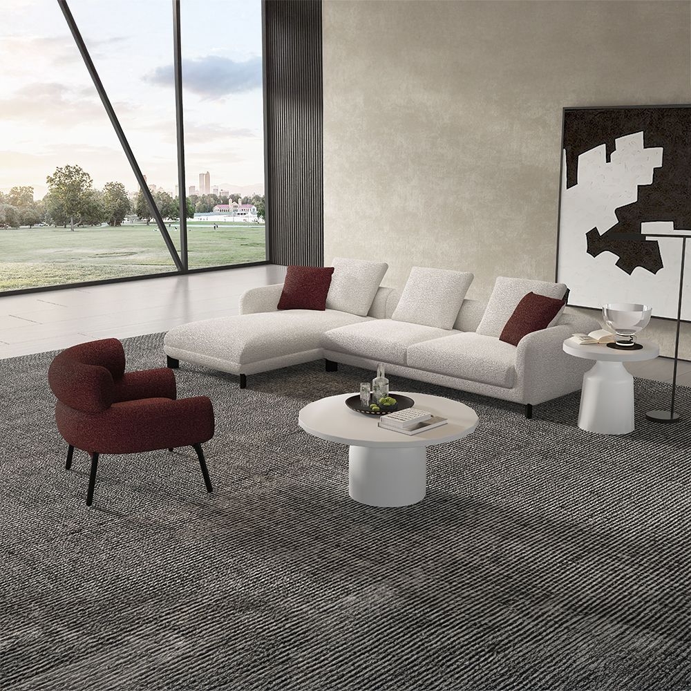 Mardi Sectional Sofa with 6 Pillows