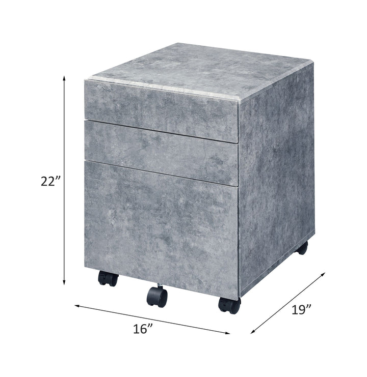 Jurgen File Cabinet – line drawing