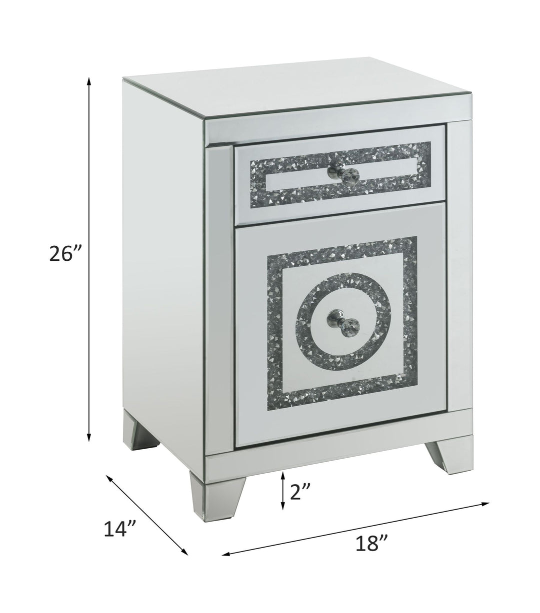 Noralie Accent Table – line drawing