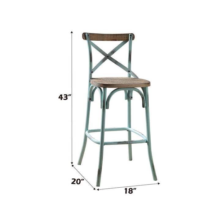 Zaire Bar Chair – dimensions diagram