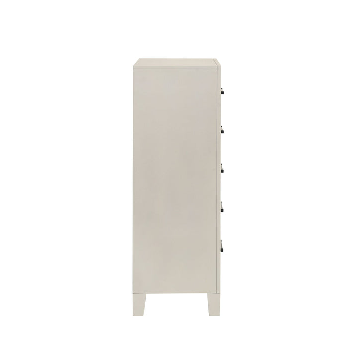 Ballard 5 Drawer Chest-White