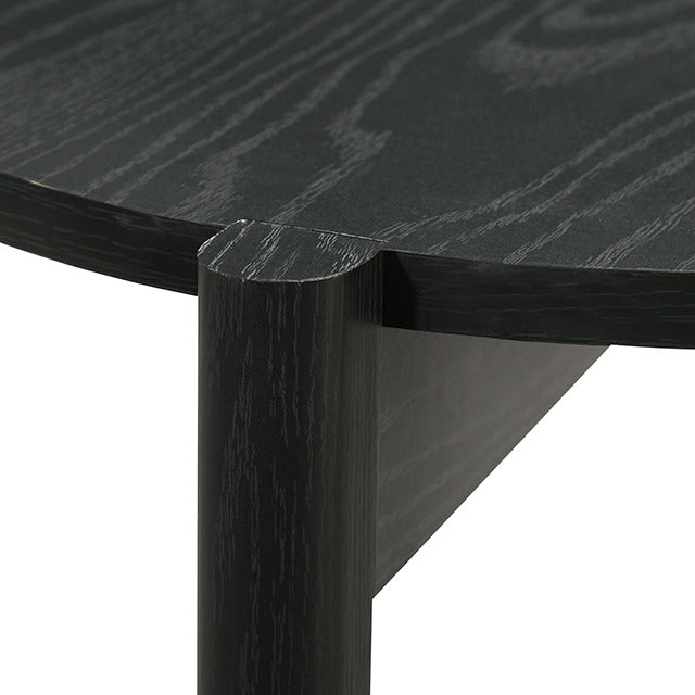 Hyde Round End Table, Black - view 6