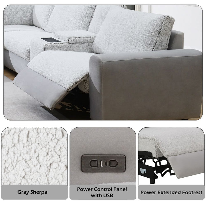 Tarrance Modular RF Power Recliner – features callout