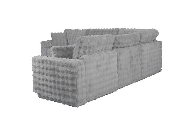 Mckenna Modular Sectional, Silver Gray - view 2