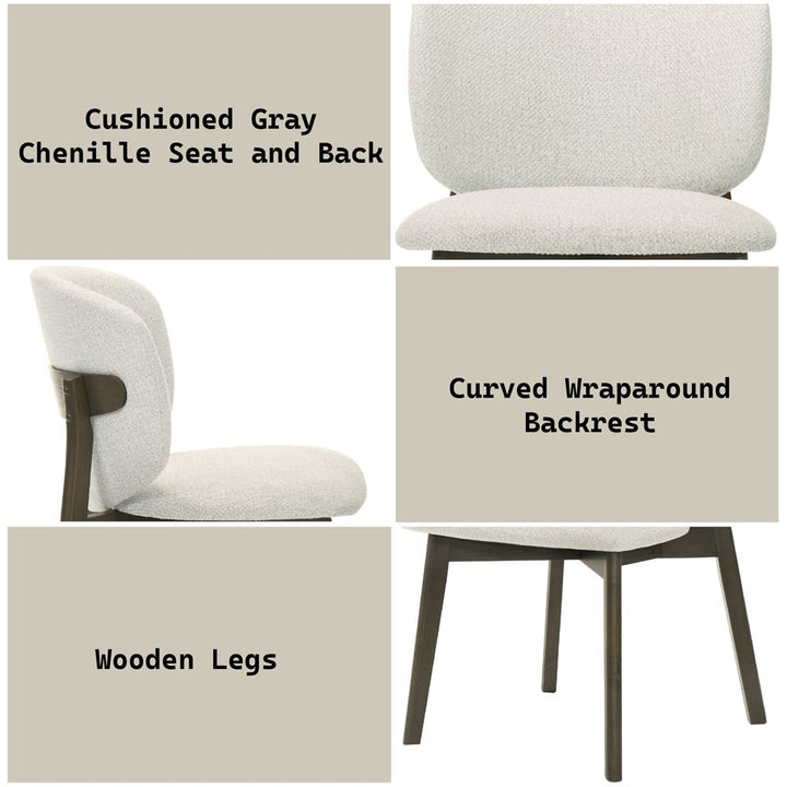 Mallin Side Chair (Set-2) – features callout