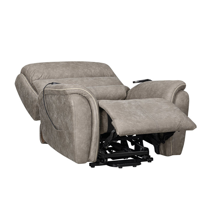 Kamari Power Lift Recliner W/ Heat &amp; Massage-Gray