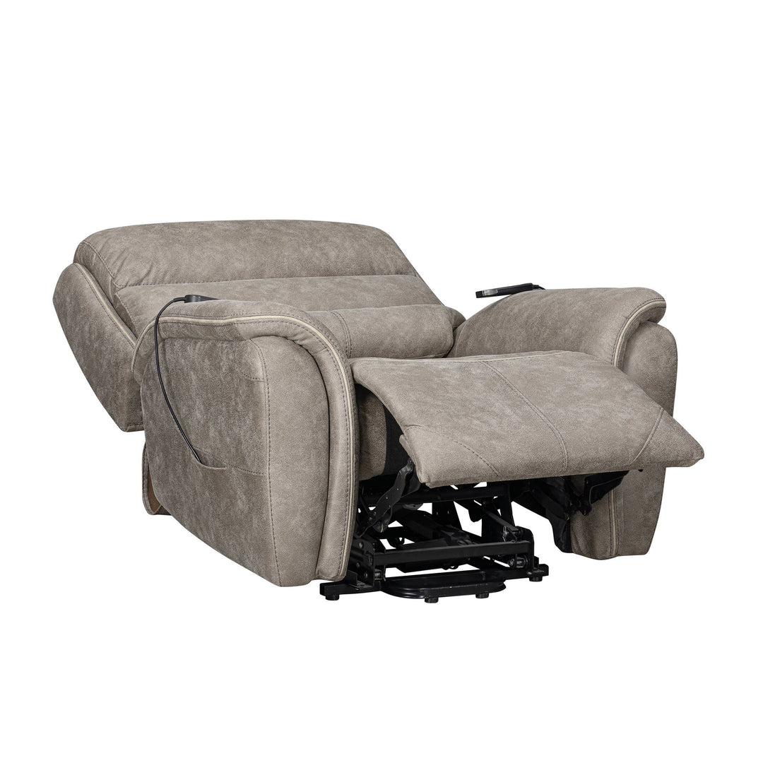 Kamari Power Lift Recliner W/ Heat & Massage-Gray