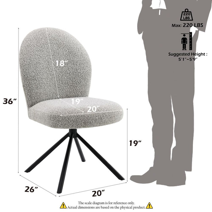 Lawton Side Chair with Swivel (Set of 2)