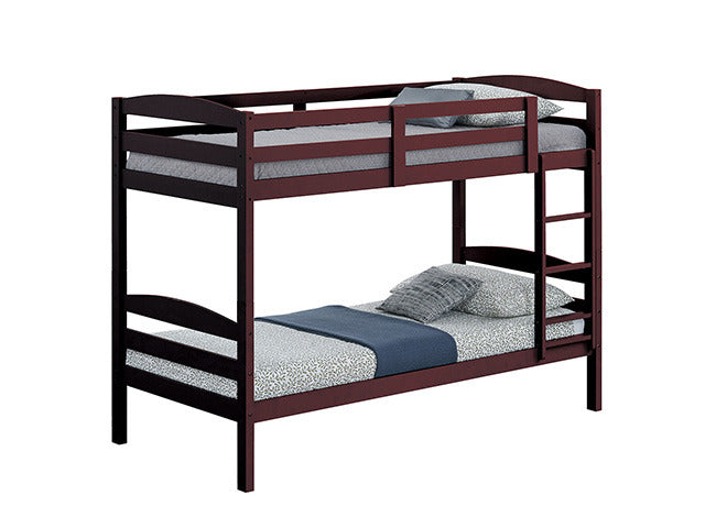 Finsbury Twin Twin Bunk Bed, Espresso