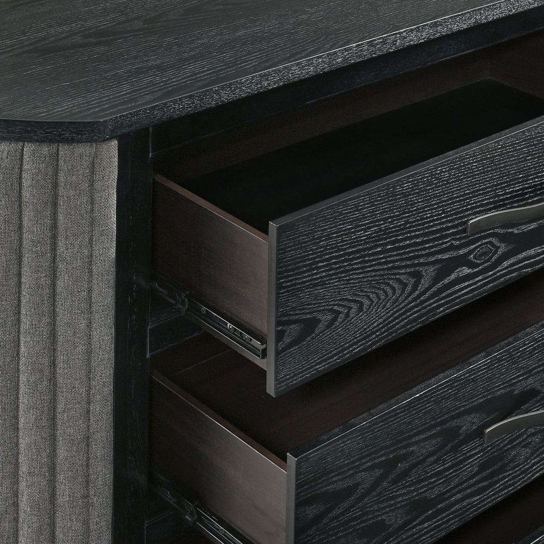 Skyline 6 Drawer Dresser-Onyx