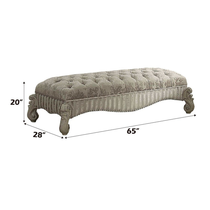 Versailles Bench – dimensions diagram