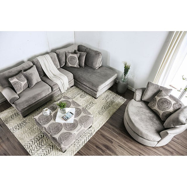 Bonaventura Sectional, Gray - view 3