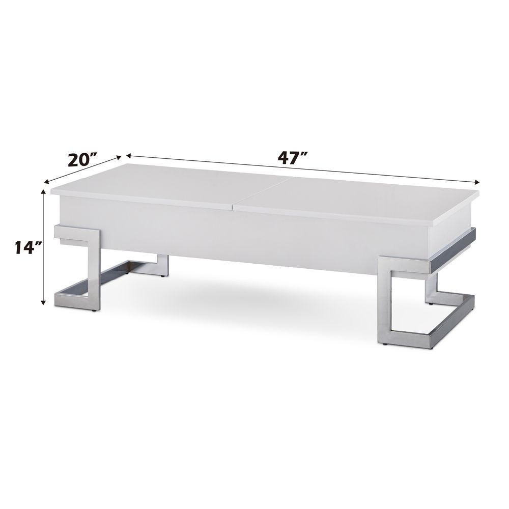 Calnan Coffee Table W/Lift Top – dimensions diagram