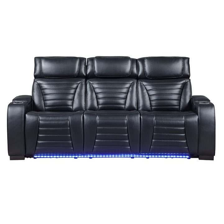 Ephron Power Motion Sofa W/Dropdown Table, Wireless Charging, Reading Light, Power Headrests &amp; LED – view 3