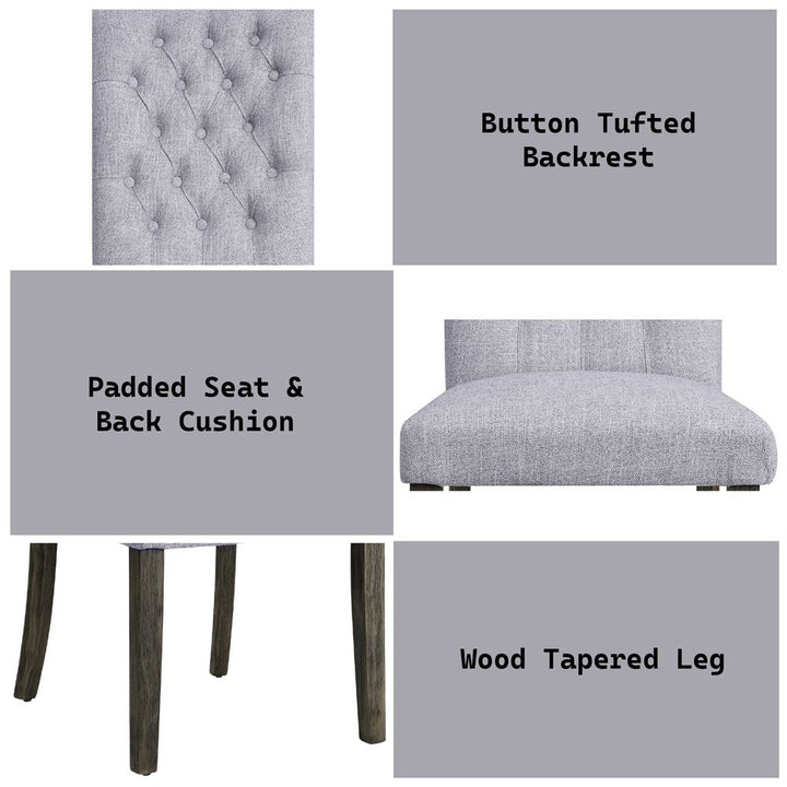 Merel Side Chair (Set-2) – features callout