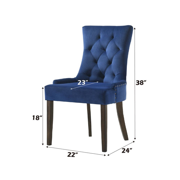 Farren Side Chair (Set-2) – dimensions diagram