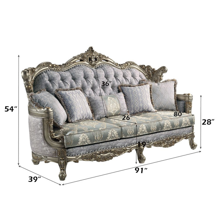 Miliani Sofa with 5 Pillows
