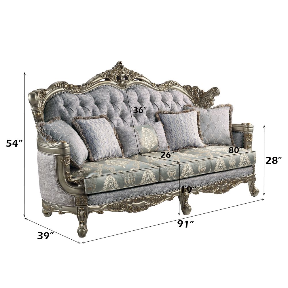 Miliani Sofa with 5 Pillows