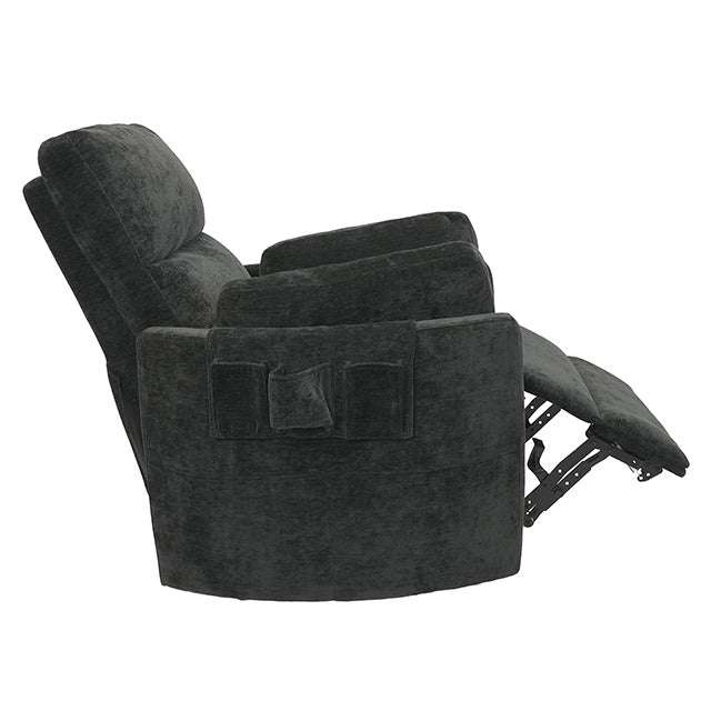 Rogers Power Recliner, Charcoal Gray - view 5