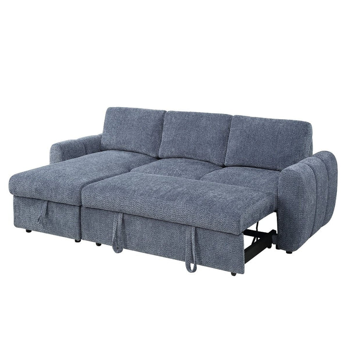 Nuriel Reversible Sectional Sofa w/Sleeper &amp; Storage – view 7