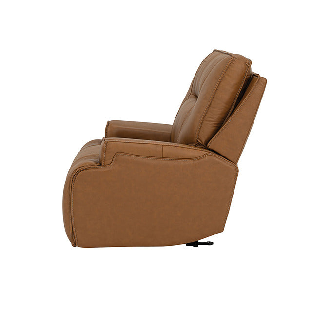 Dallas Oversized Power Recliner, Camel Brown - view 5