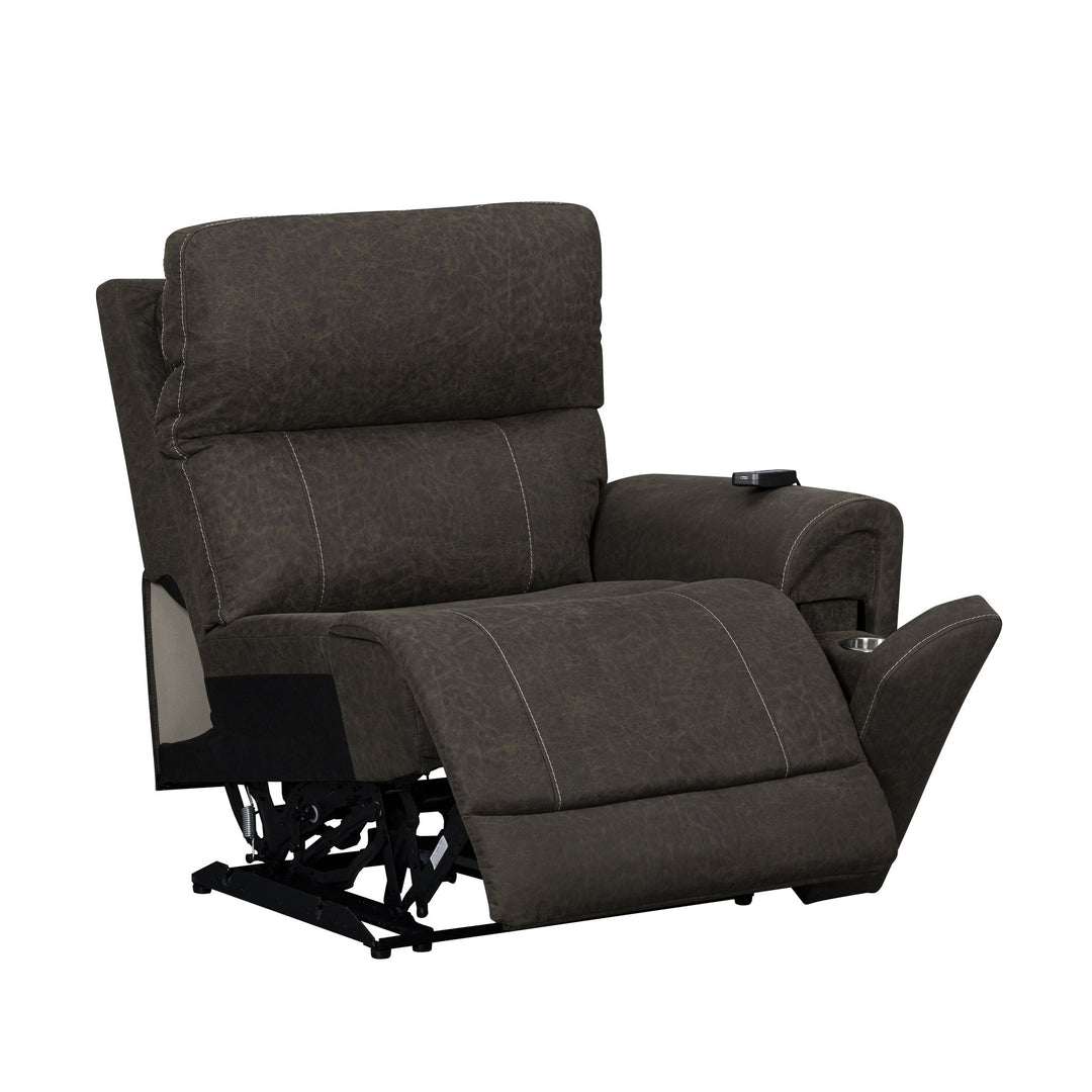 Gaia Raf Recliner W/pwr Hr,fr,massage, Heat-Sable