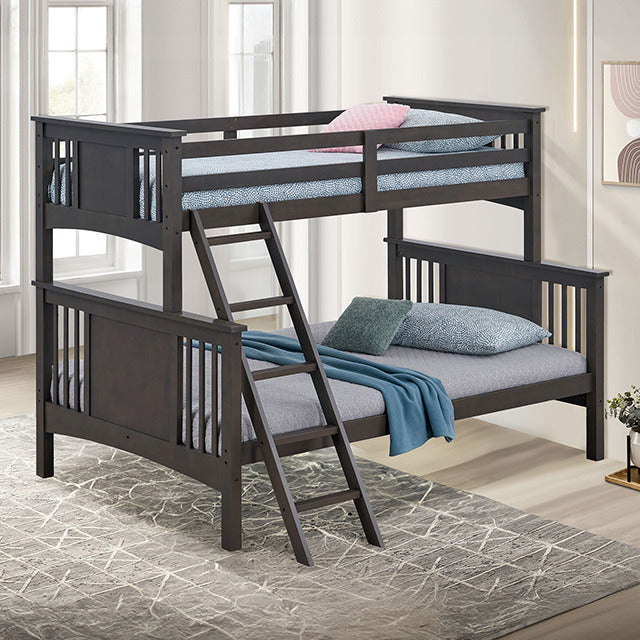 Spring Creek Twin/Full Bunk Bed, Stain Gray - view 2