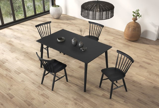 Beale Dining Table, Black - view 5