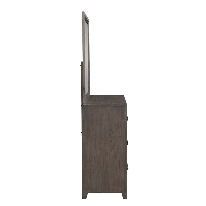 Landon Mirror-Walnut