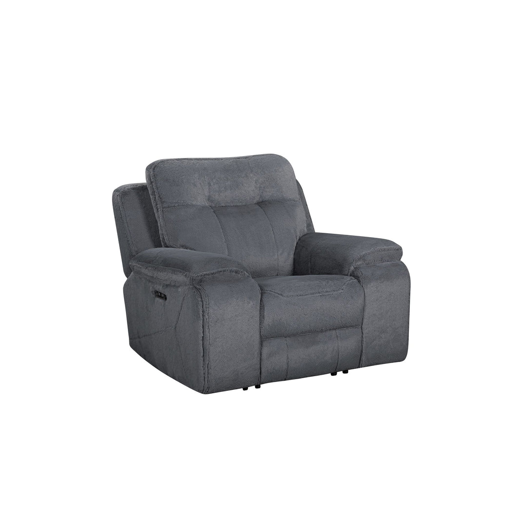 Teddy Recliner W/pwr Hr & Fr-Gray